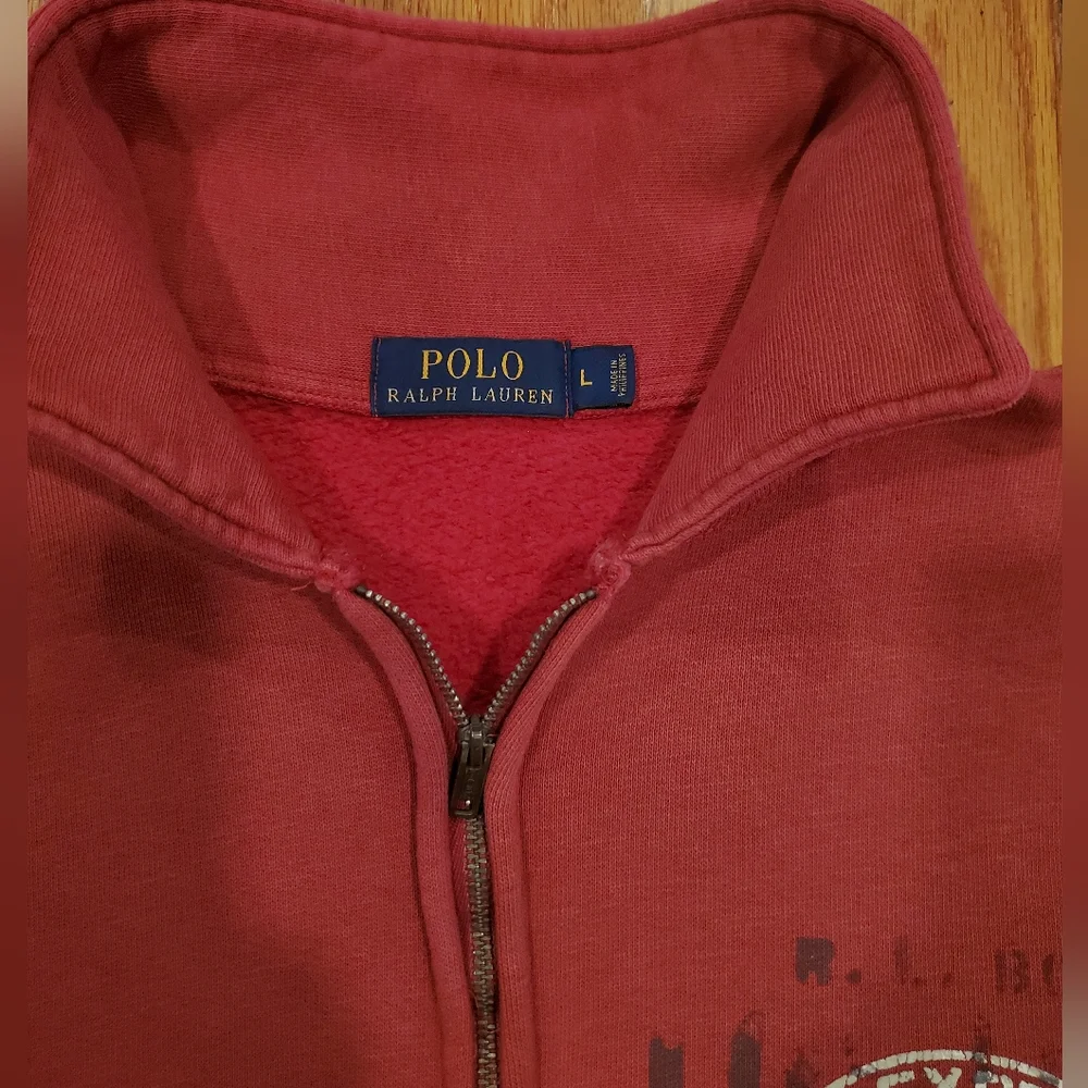 Mens Polo Ralph Lauren zip neck sweater - Picture 4 of 4